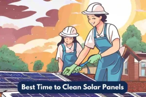 Best Time to Clean Solar Panels