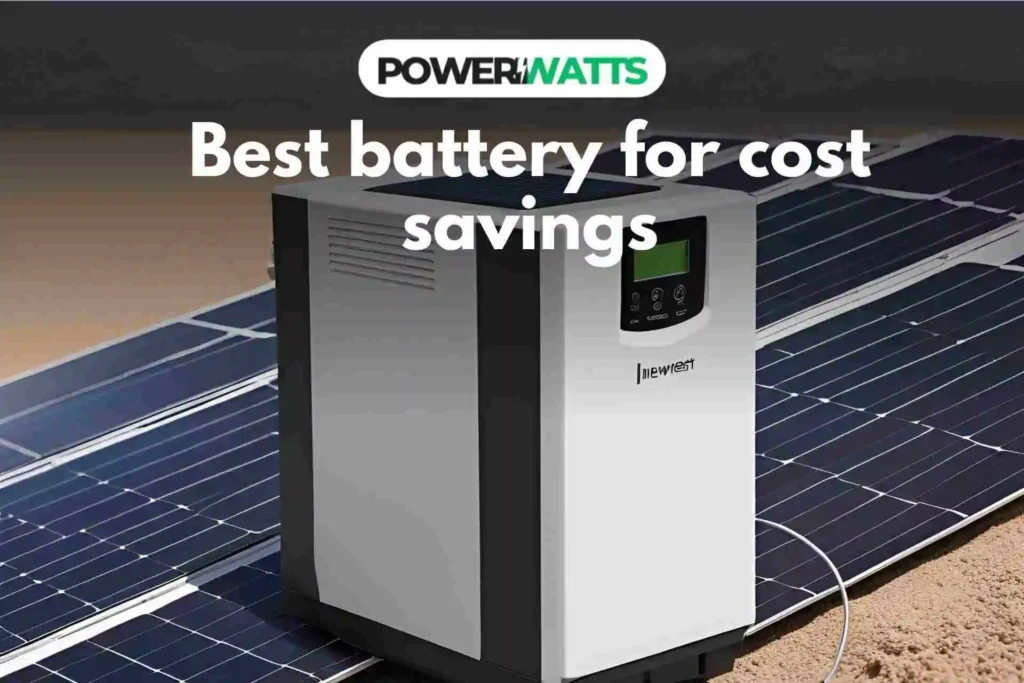 Best battery for solar inverter and cost savings