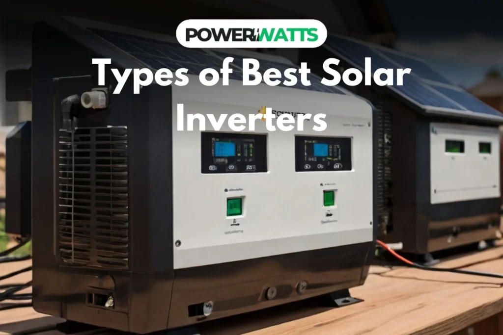 Types of best solar inverters 