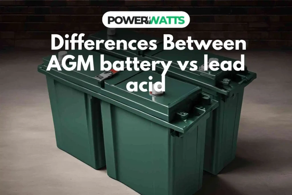 9 Key Differences Between AGM battery vs lead acid