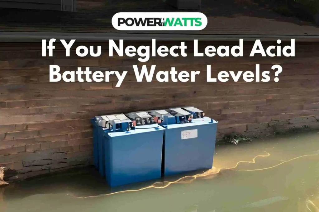  If You Neglect Lead Acid Battery Water Levels?