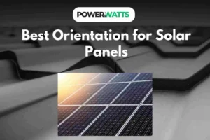 Best Orientation for Solar Panels