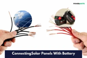 Connecting Solar Panels With Battery