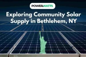 Exploring Community Solar Supply in Bethlehem, NY