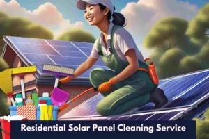 residential solar panel cleaning service