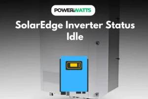 SolarEdge Inverter Status Idle