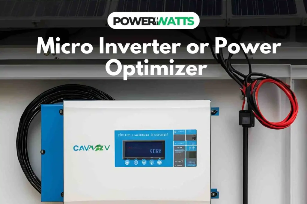 micro inverter or power optimizer