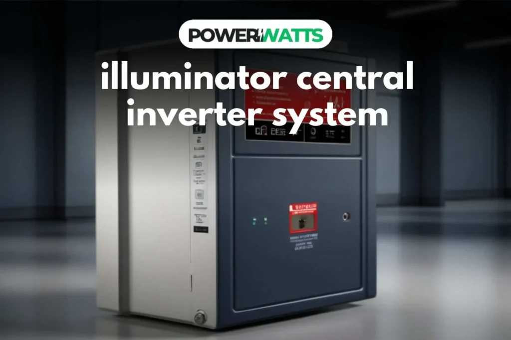 illuminator central inverter system