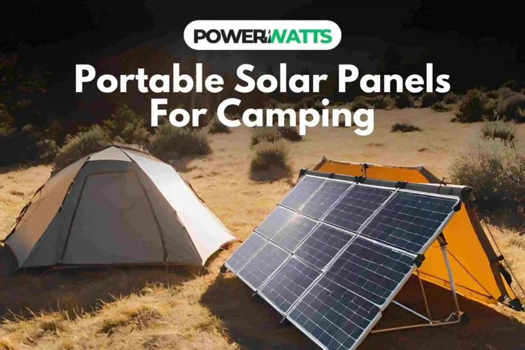 portable solar panels for camping