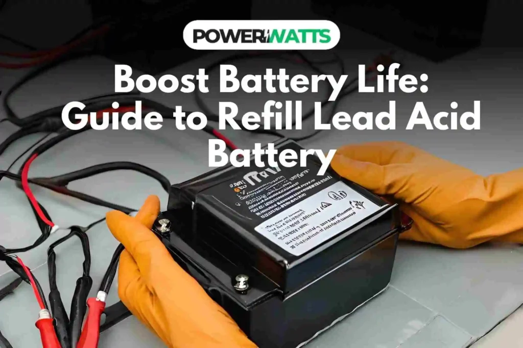 refill lead acid battery