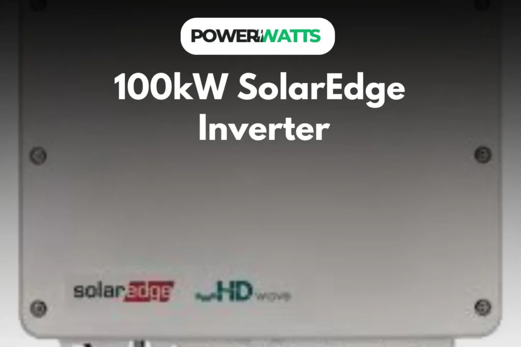 100kW SolarEdge Inverter