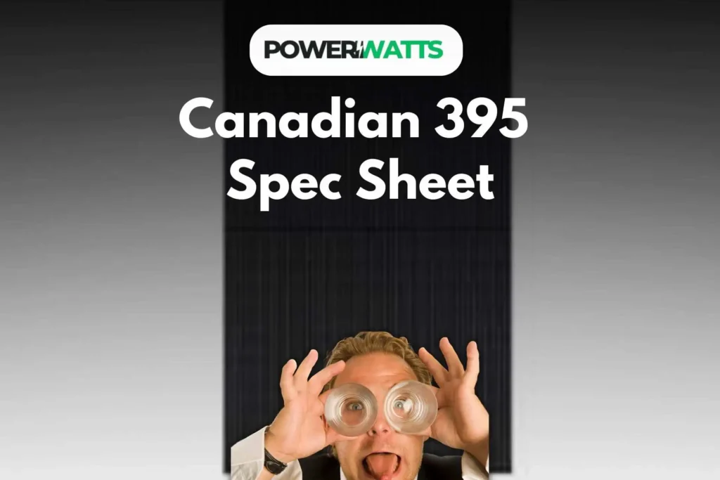 Canadian 395 Spec Sheet