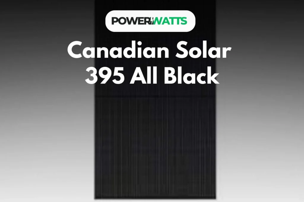 Canadian Solar 395 All Black