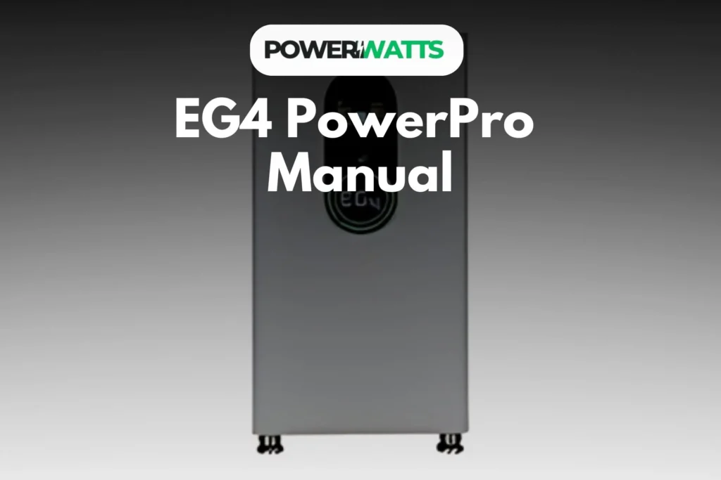 EG4 PowerPro Manual