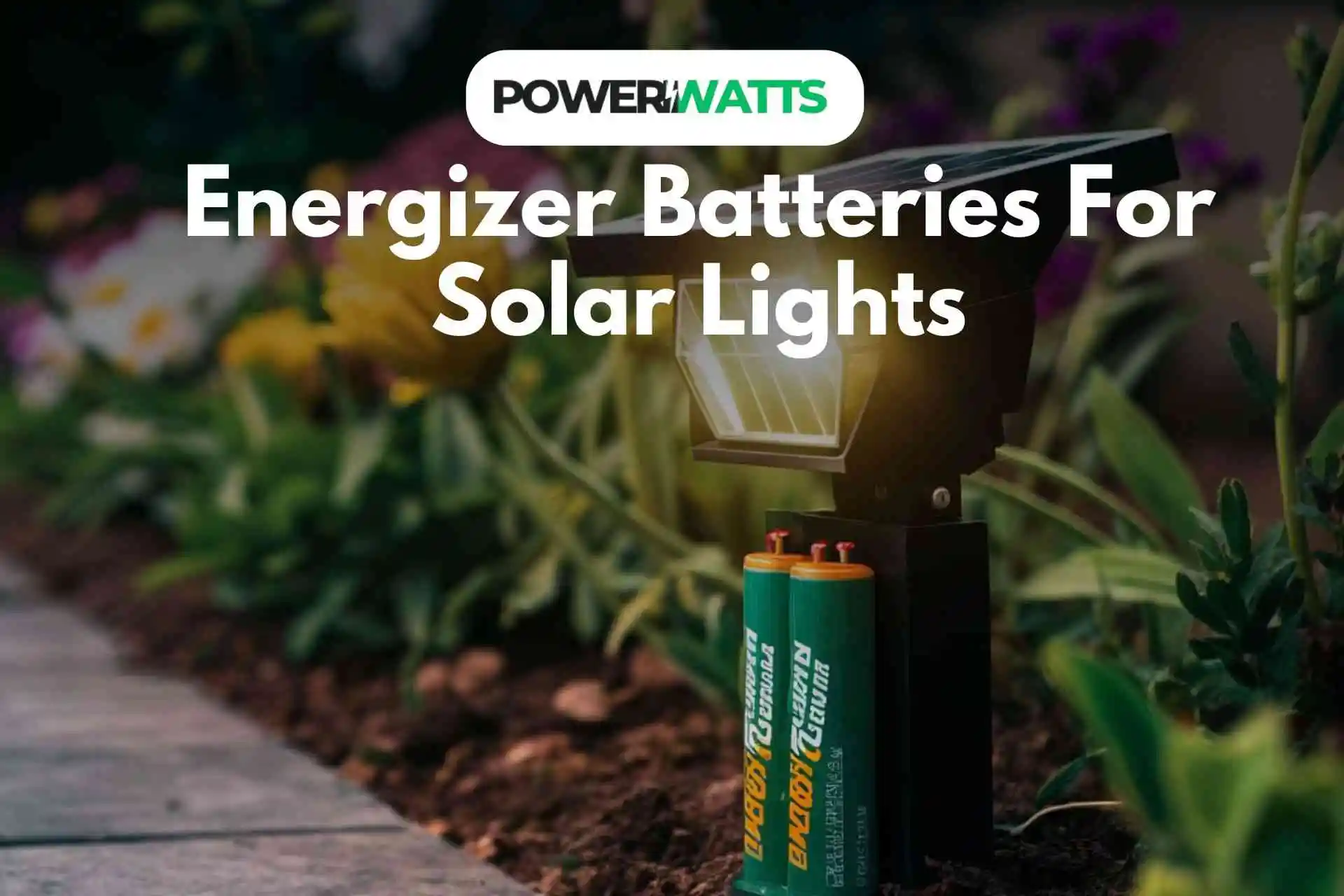 Energizer Batteries for Solar Lights