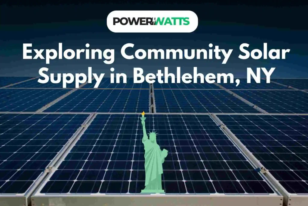 Exploring Community Solar Supply in Bethlehem, NY