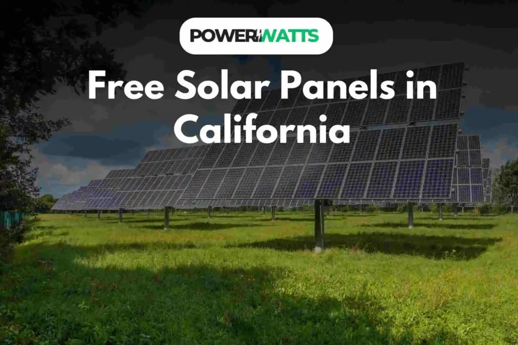 Free Solar Panels in California