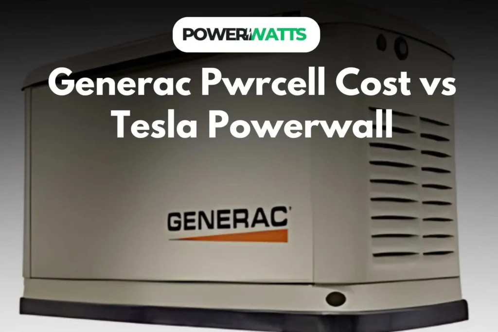 Generac Pwrcell Cost vs Tesla Powerwall