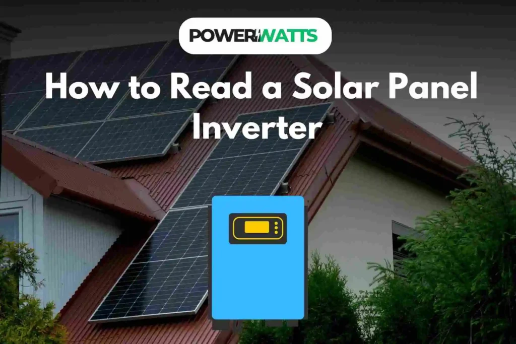 How to Read a Solar Panel Inverter