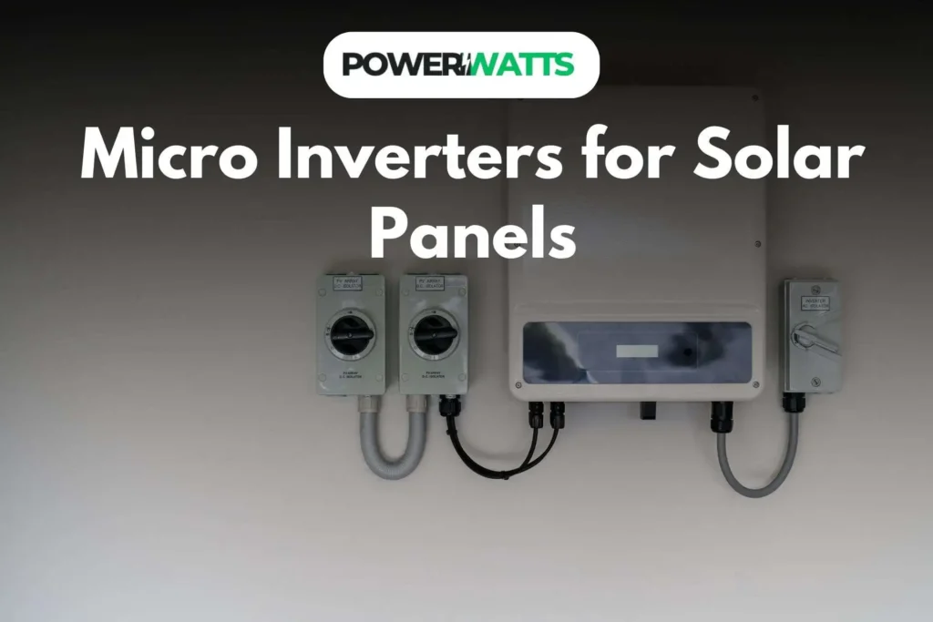 Micro Inverters for Solar Panels