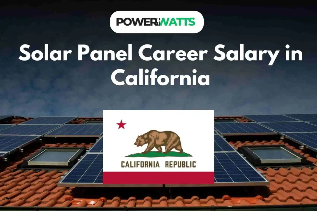 Solar Panel Career Salary in California