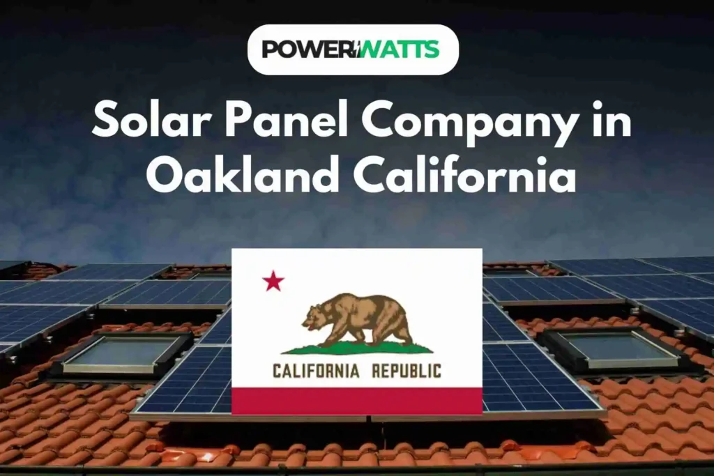 Solar Panel Company in Oakland California