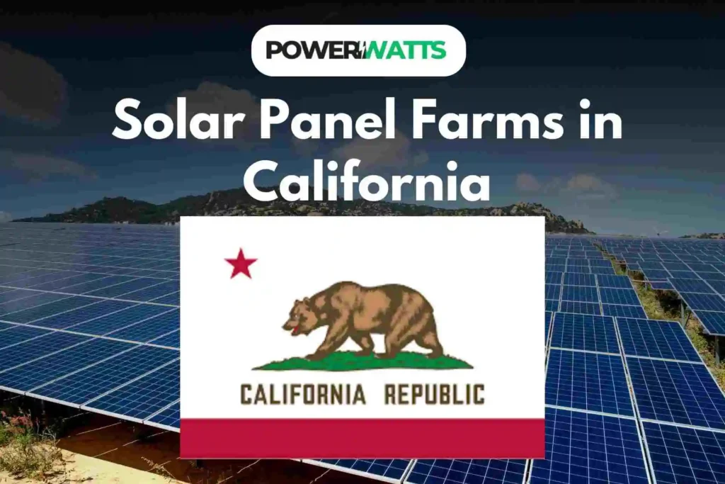 Solar Panel Farms in California