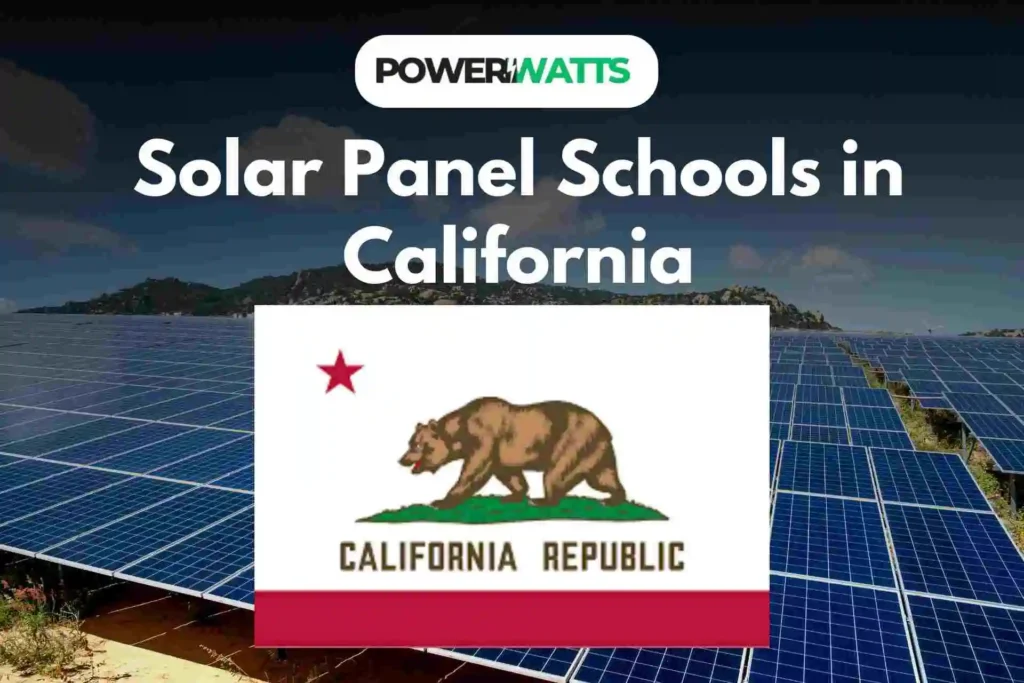 Solar Panel Schools in California