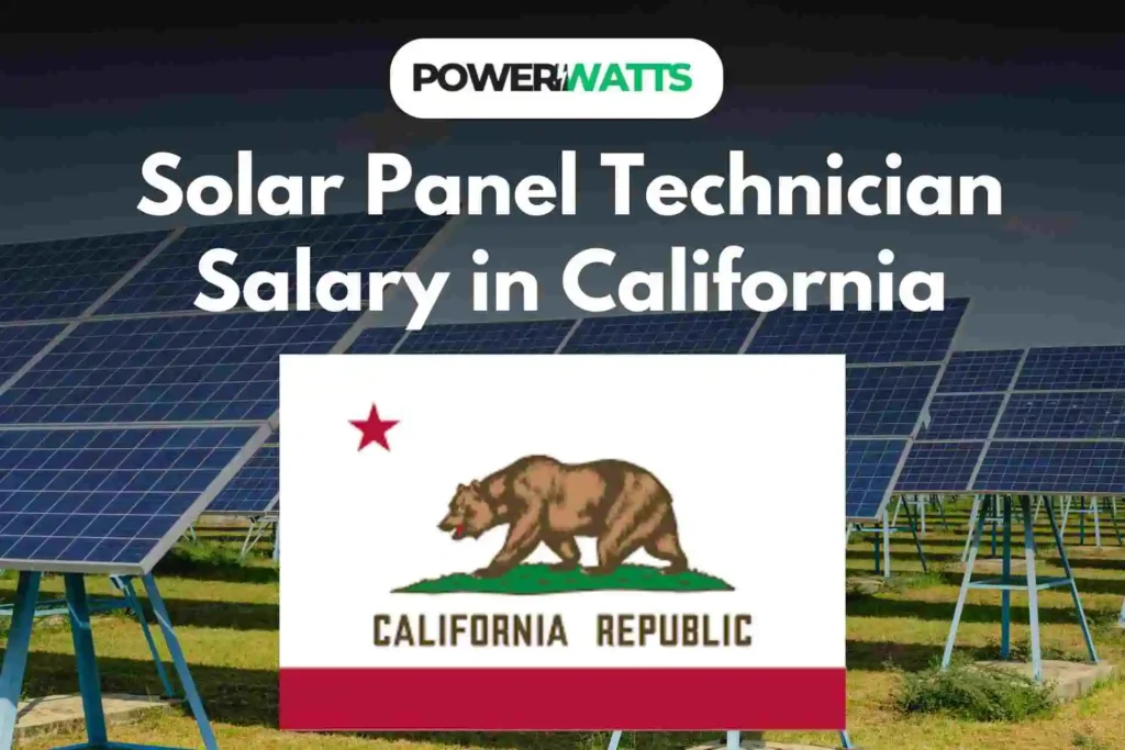 Solar Panel Technician Salary in California