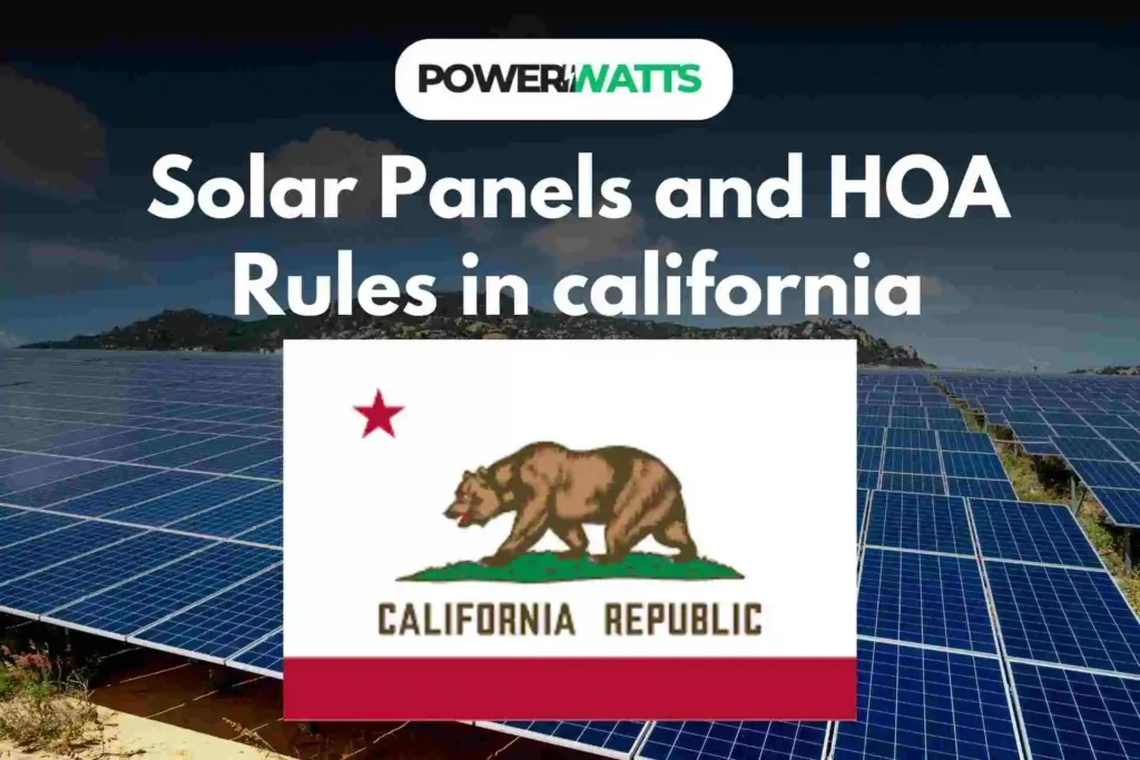 Solar Panels and HOA Rules in california