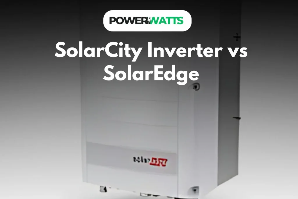 SolarCity Inverter vs SolarEdge