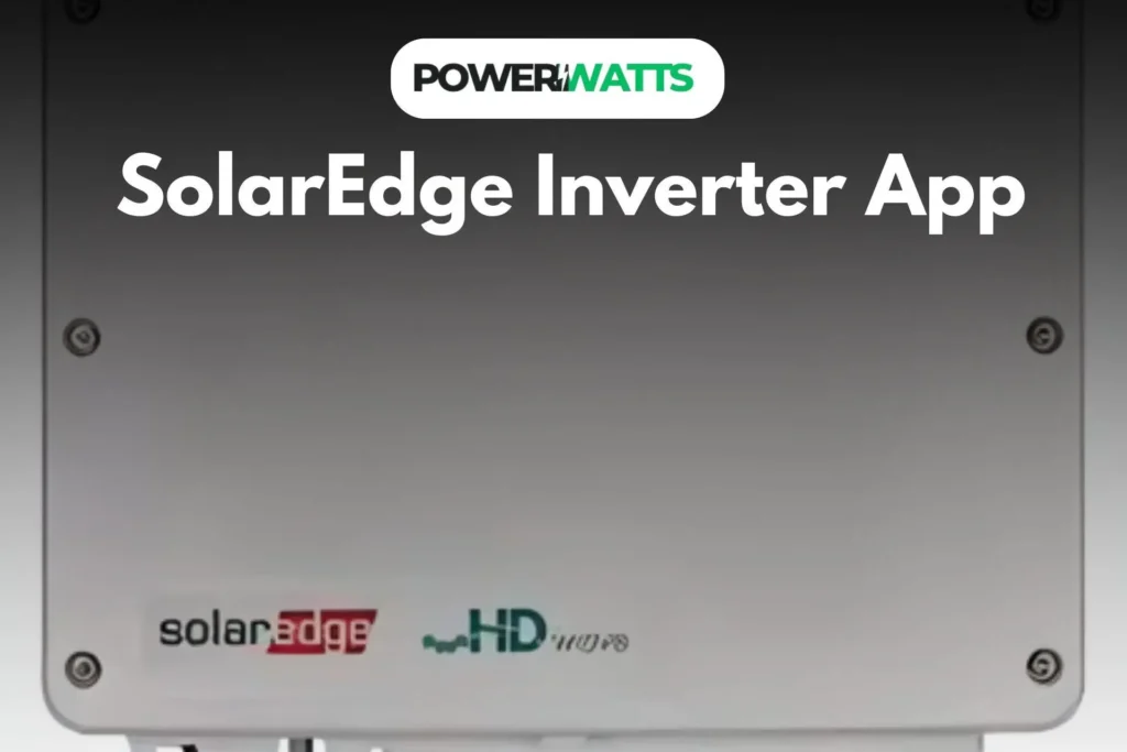 SolarEdge Inverter App