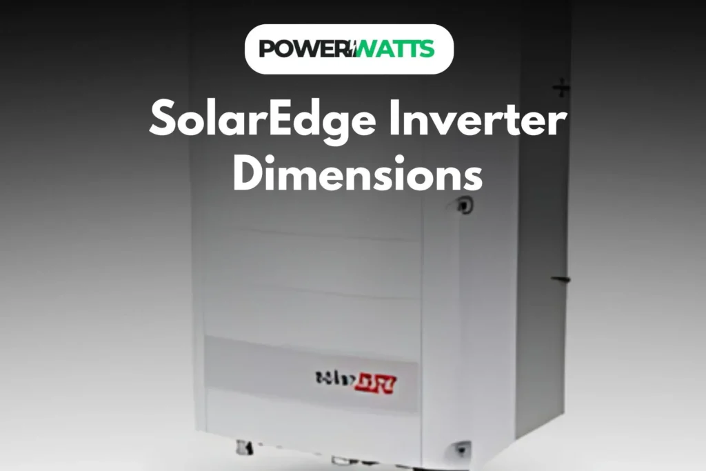 SolarEdge Inverter Dimensions