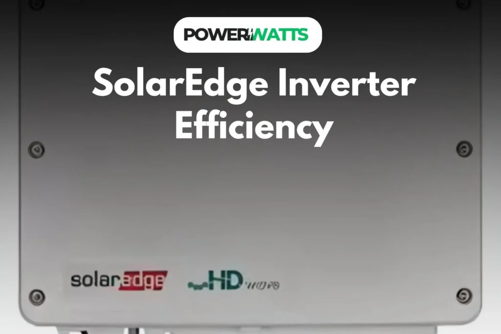 SolarEdge Inverter Efficiency