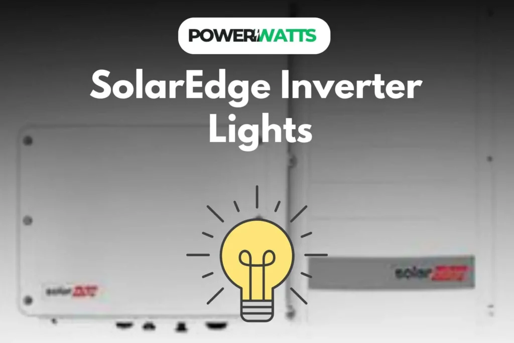 SolarEdge Inverter Lights