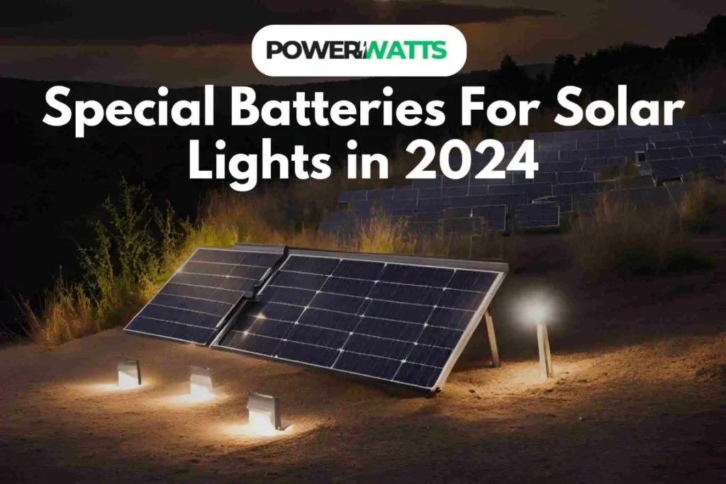 special batteries for solar lights