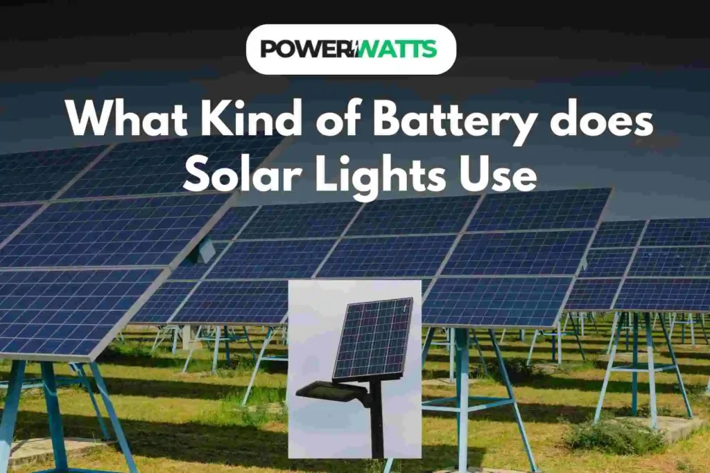 What Kind of Battery does Solar Lights Use