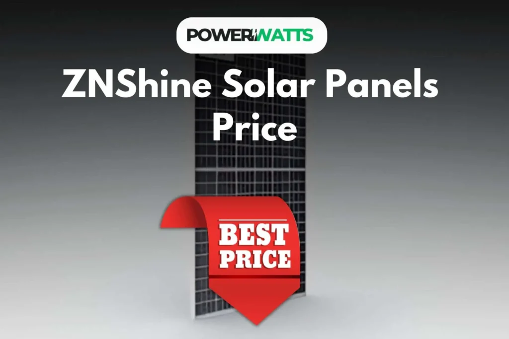 ZNShine Solar Panels Price