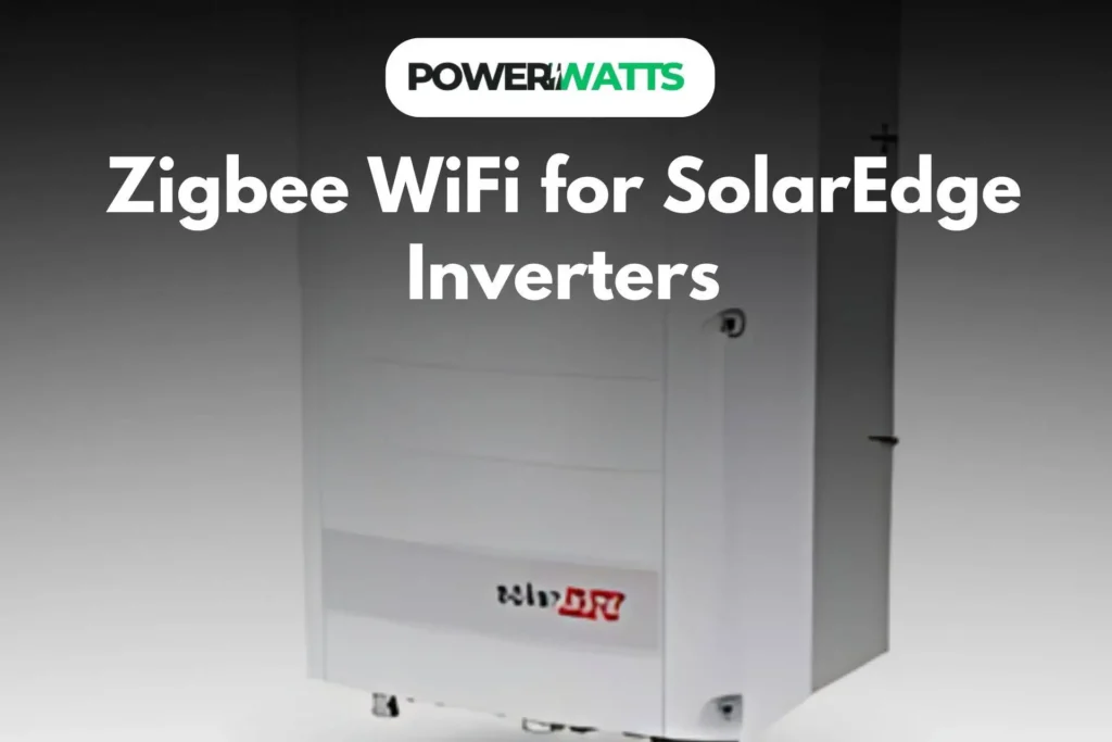 Zigbee WiFi for SolarEdge Inverters