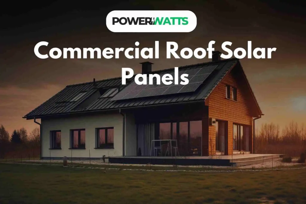 commercial roof solar panels