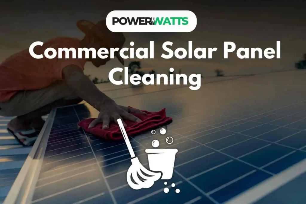 commercial solar panel cleaning