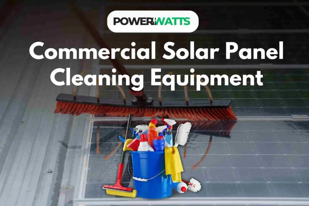 commercial solar panel cleaning equipment