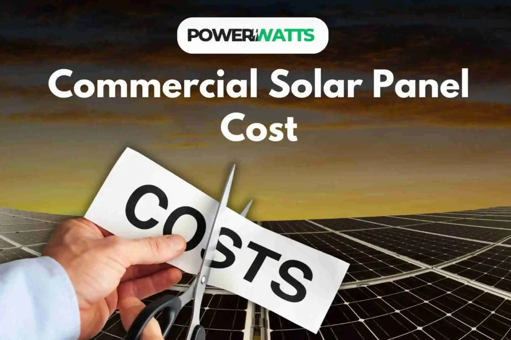 commercial solar panels cost