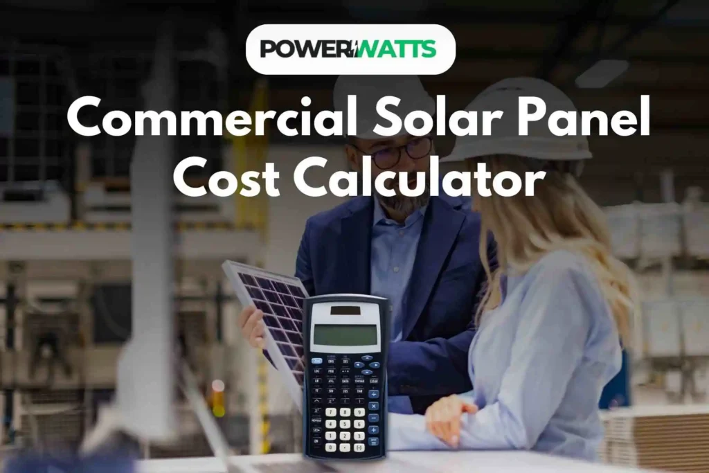 commercial solar panel cost calculator