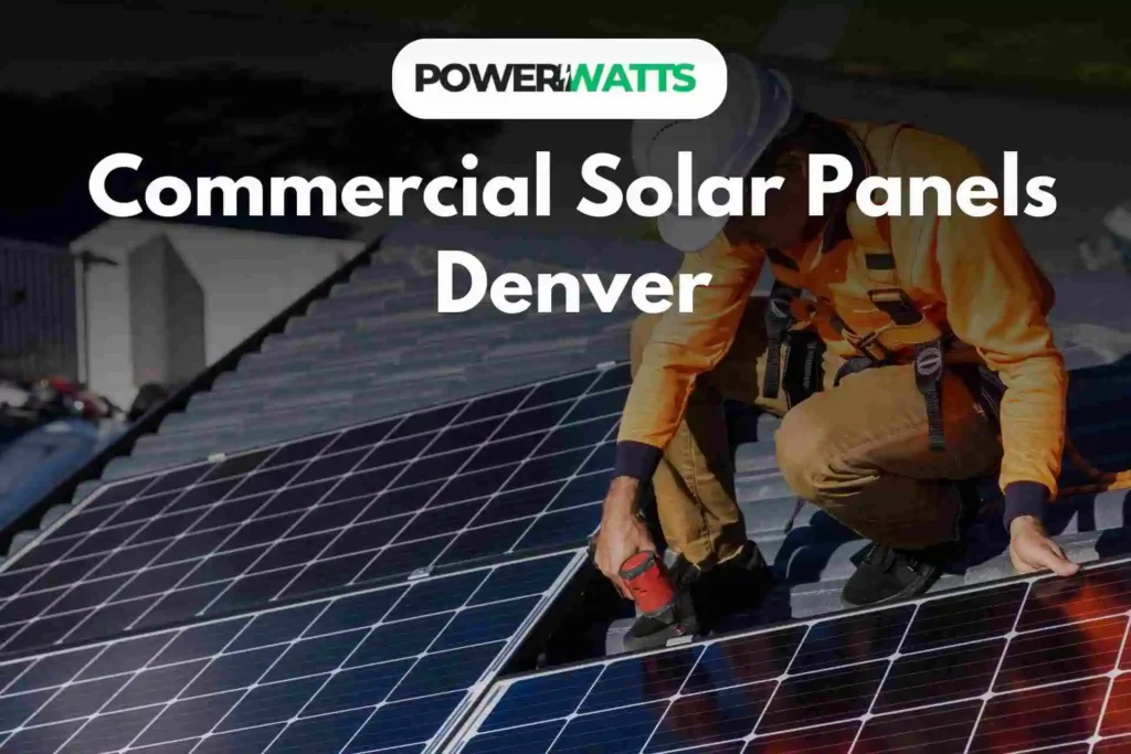 commercial solar panels denver