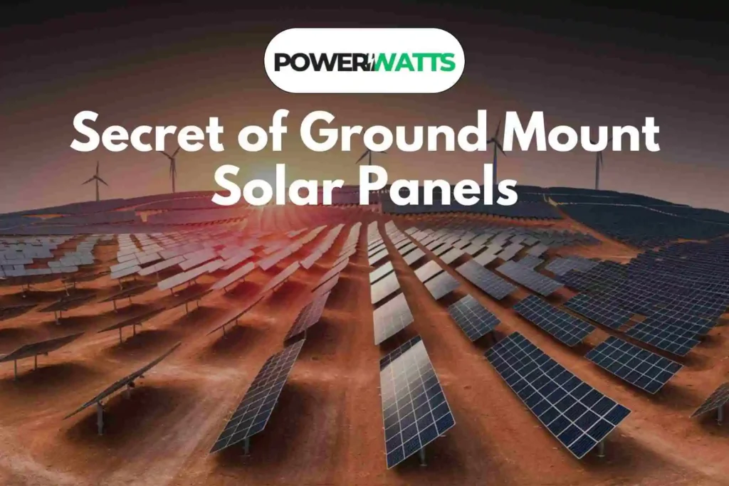 ground mount solar panels