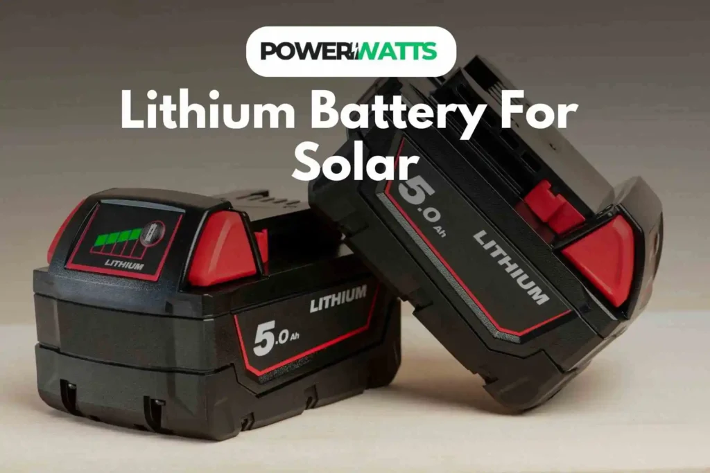 lithium battery for solar