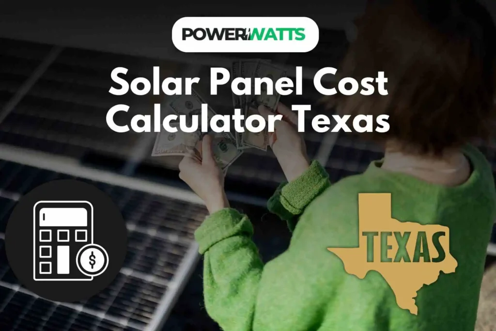 solar panel cost calculator texas