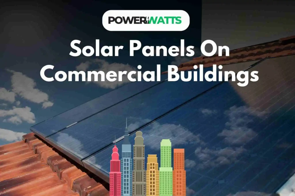 solar panels on commercial buildings