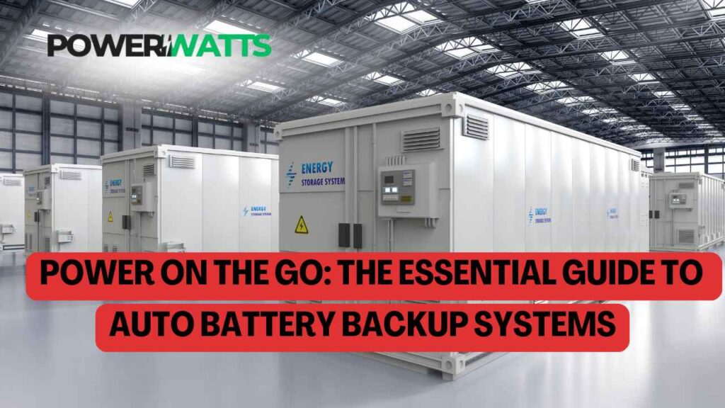 Auto Battery Backup